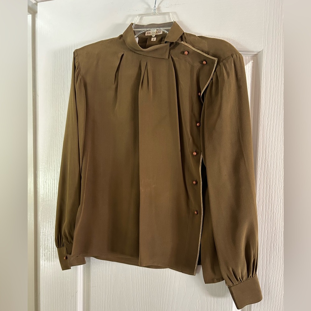 Vintage Italian silk blouse by Beltrami